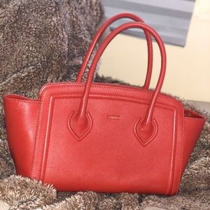 Large Red Furla Tote